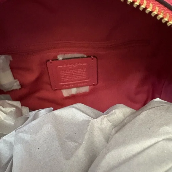 Coach Charlie Signature Medium Size Backpack Brown and Pink  display picture 1